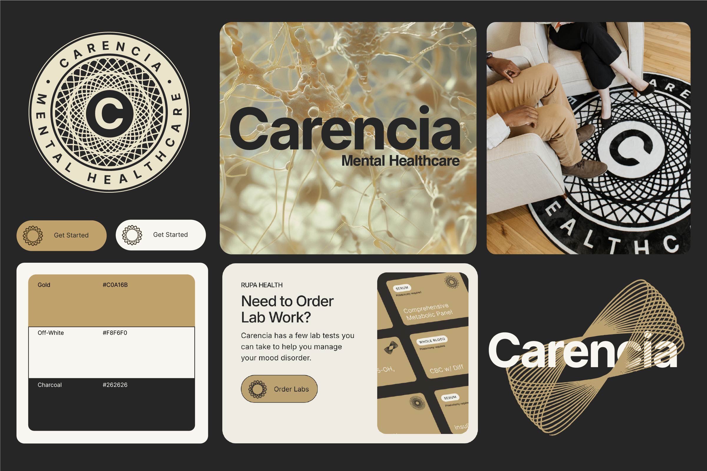 carencia mental health branding design