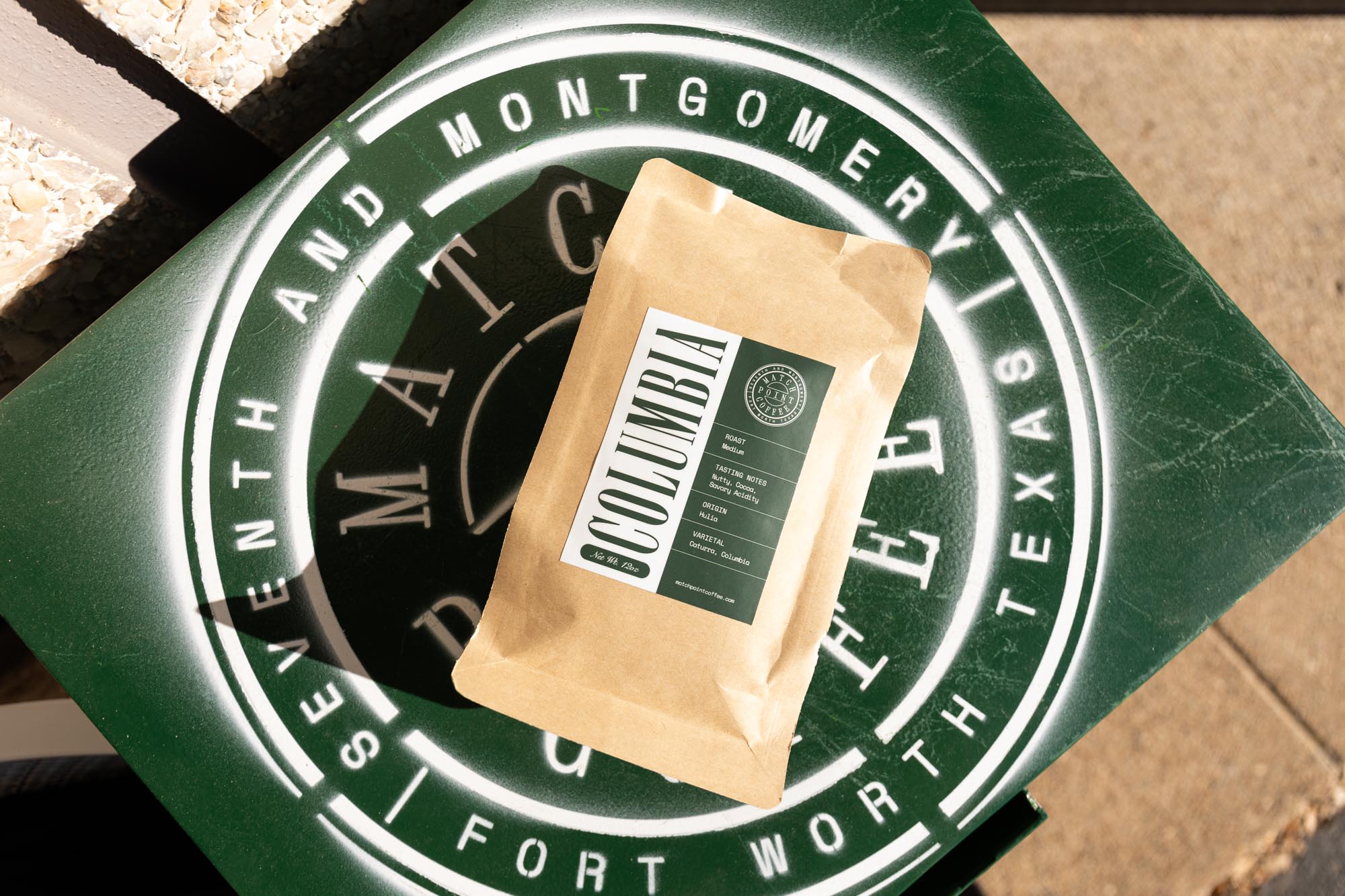 match point coffee branding