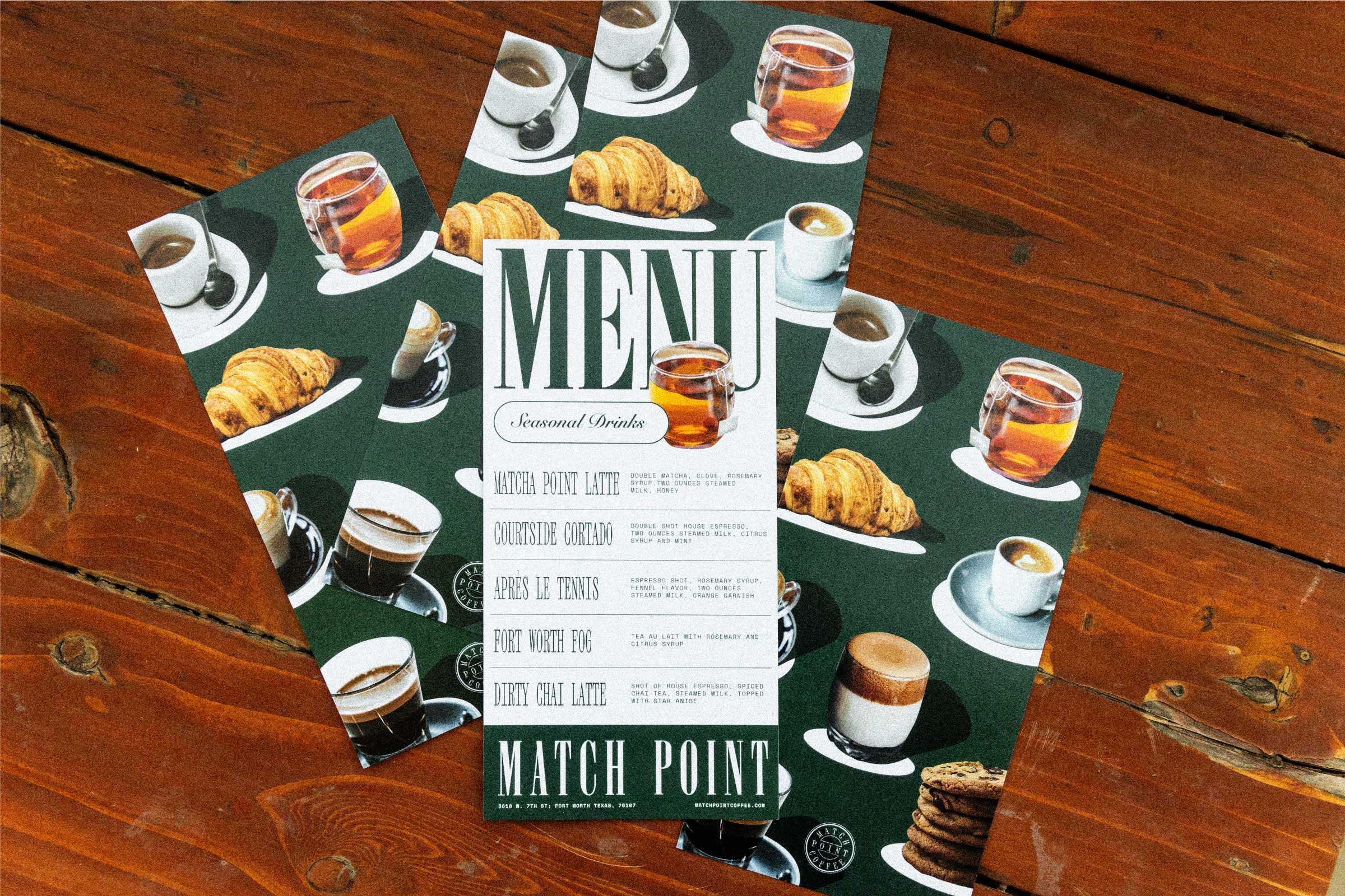 match point coffee seasonal menu