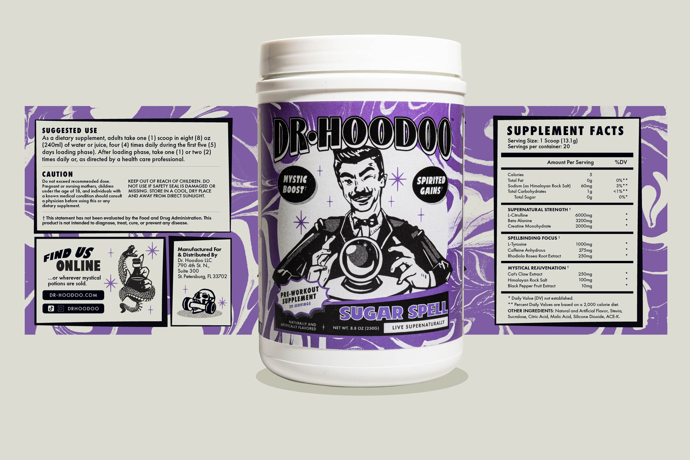 dr hoodoo packaging design