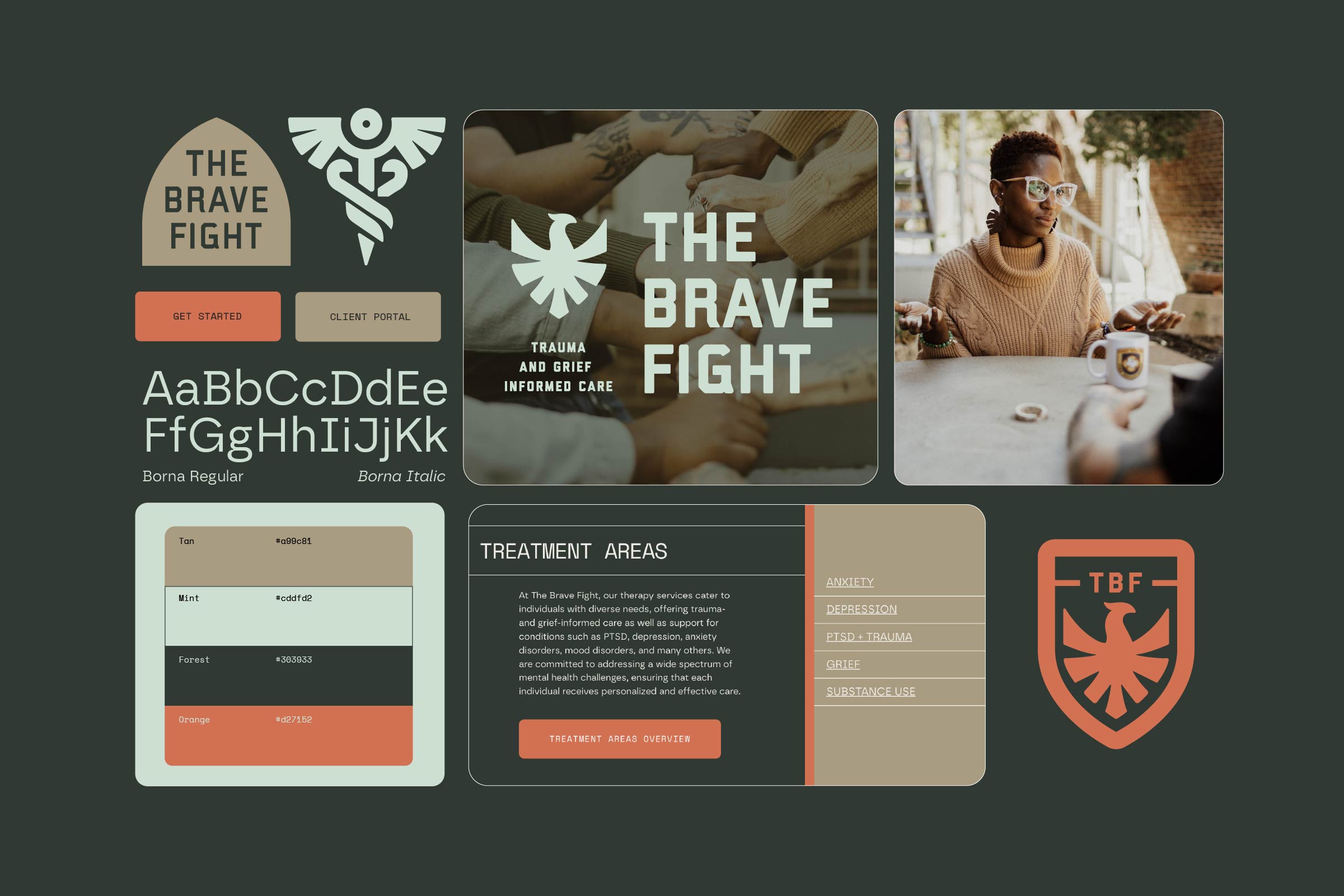 the brave fight branding and web design and development